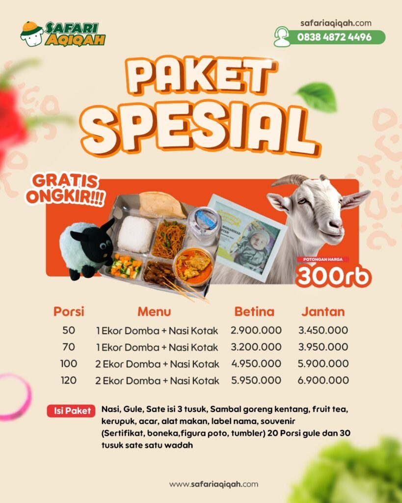 Aqiqah Bandung? Pilih Safari Aqiqah untuk Layanan Terpercaya dan Harga Terjangkau